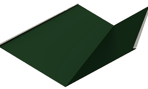 Планка ендовы нижняя 298х298х2000 ПЭ RAL 6005