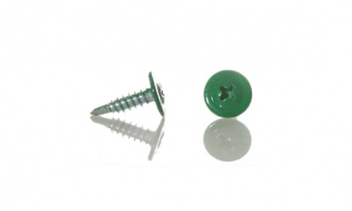 Саморез ПШ 4,2х16 мм RAL 6029 сверло