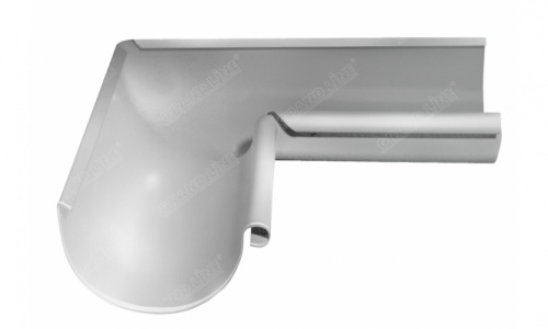 Угол желоба внутренний 90гр 125мм RAL 9003 GL