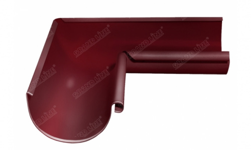 Угол желоба внутренний 90гр 125мм RAL 3005 GL