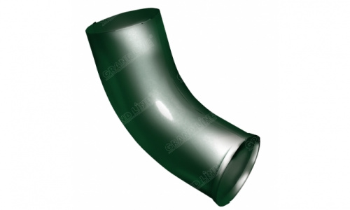 Колено стока 90мм RAL 6005 GL