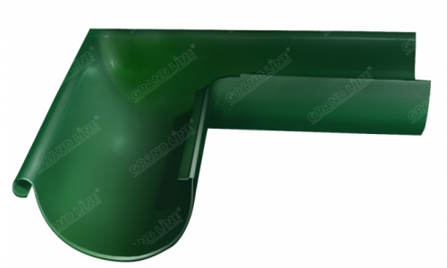 Угол желоба внешний 90гр 125мм RAL 6005 GL