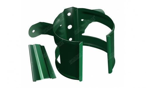 Кронштейн трубы на дерево 90мм RAL 6005 GL