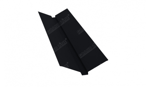 Планка ендовы верхняя 0,5 twincolor Ral 9005 76х76х2000