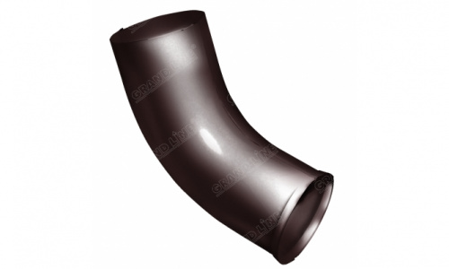 Колено стока Optima,90мм, RAL 8017