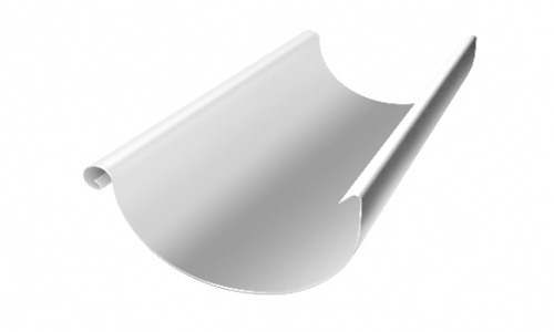 Желоб полукруглый Optima 150 мм RAL9003