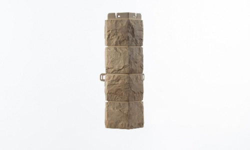 Наружный угол ARTFACADE Тёсаный камень Глиняный 