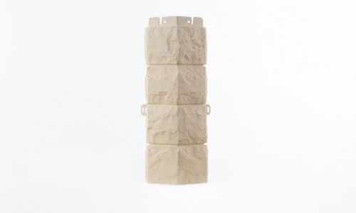 Наружный угол ARTFACADE Тёсаный камень Кремовый