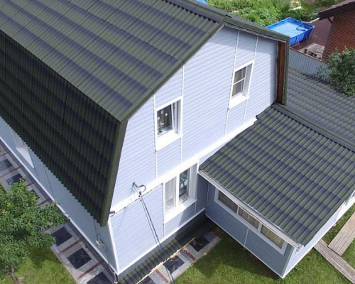 Черепица ондулин зеленая