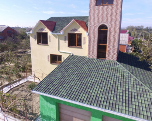 Черепица ондувилла зеленый