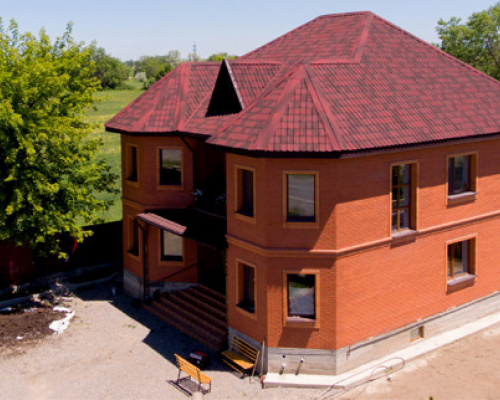 Черепица ондувилла красный