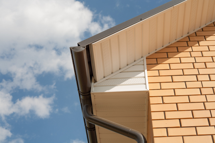 Труба круглая 90мм 3м RAL 8017 GL