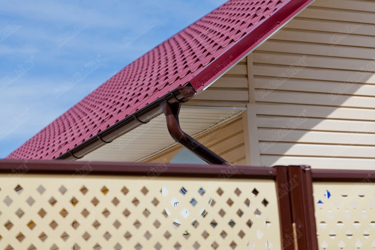 Колено трубы 60град 90мм RAL 3005 GL