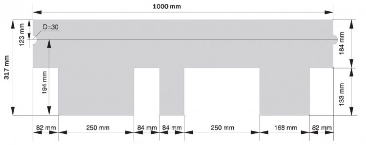 Плитка Ruflex RUNA Медный отлив
